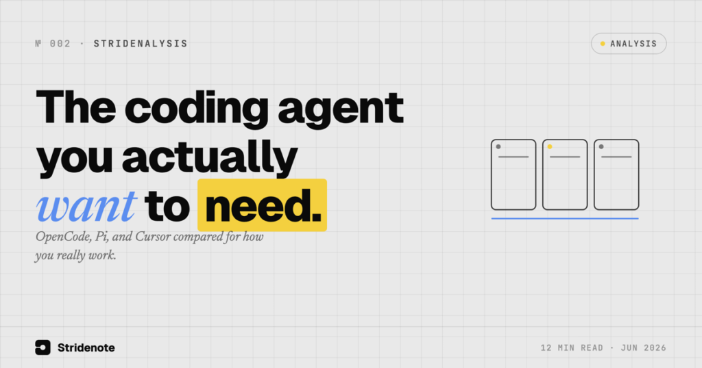 OpenCode vs Pi vs Cursor: Which Coding Agent Do You Need?