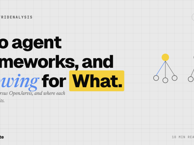 smolagents vs OpenJarvis: Which Agent Framework, for What