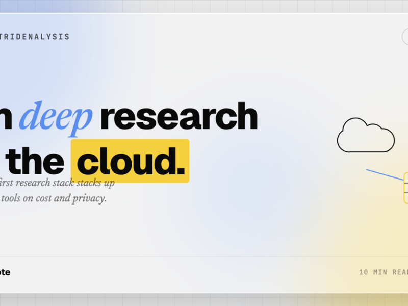 Local-First Deep Research vs the Cloud