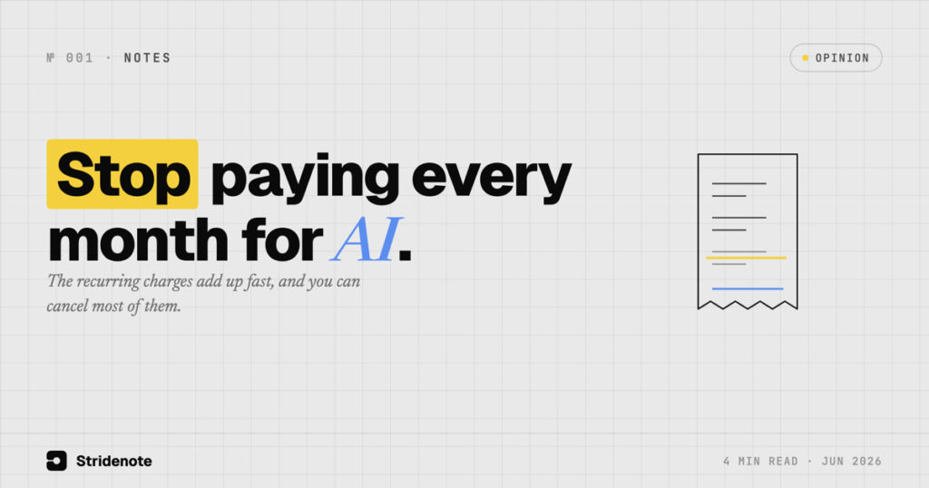Stop Paying Monthly for AI