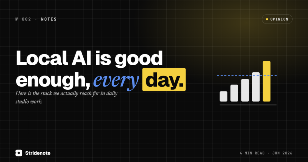 Local AI Is Good Enough Now: Here Is What We Run Daily