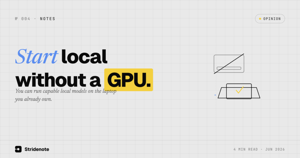 You Don’t Need a GPU Server to Start With Local AI