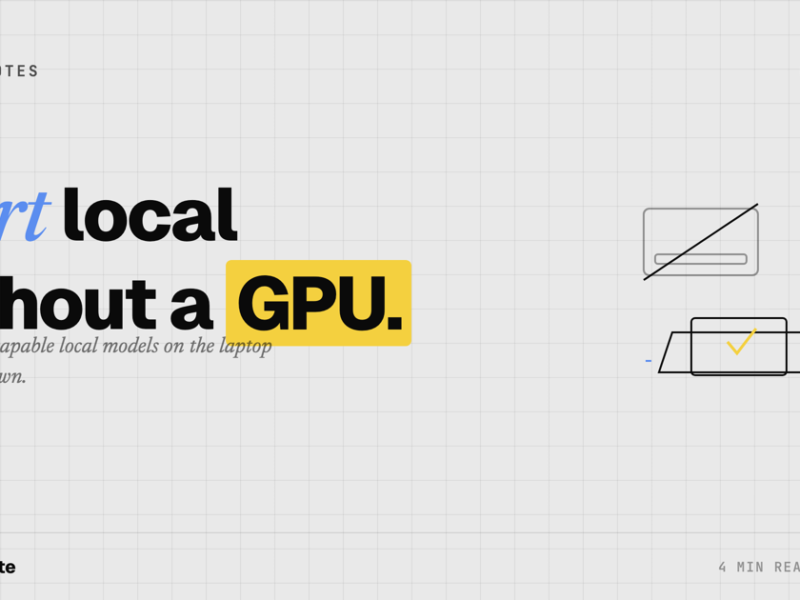 You Don’t Need a GPU Server to Start With Local AI