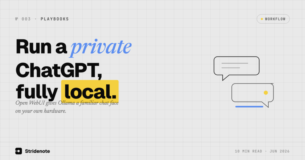 Run a Local ChatGPT With Open WebUI and Ollama