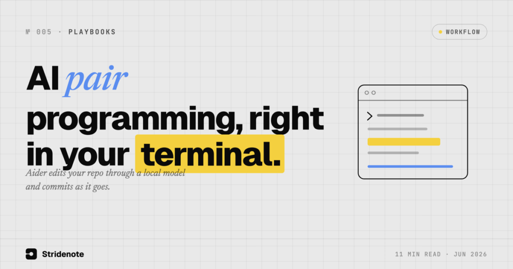 Aider: AI Pair-Programming in Your Terminal With a Local Model