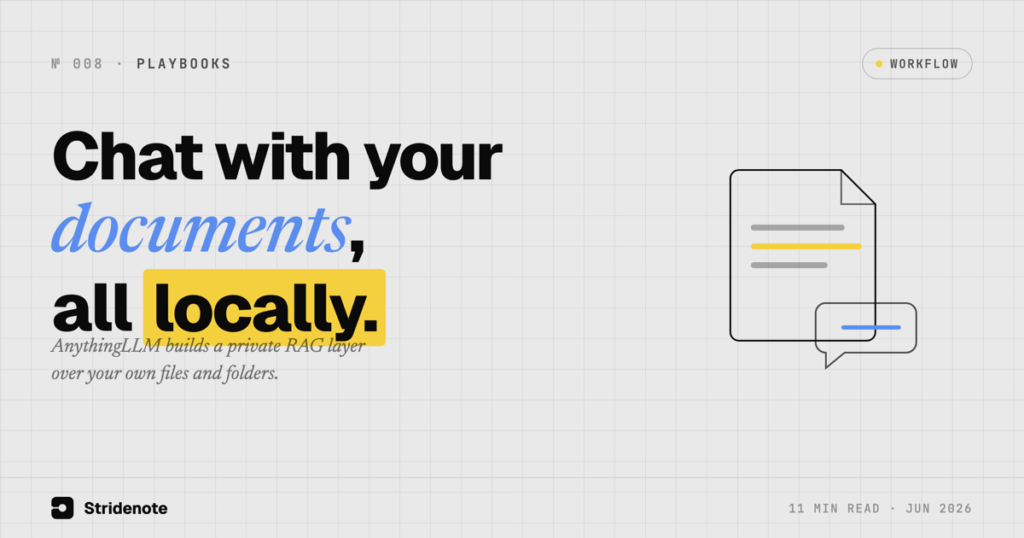 Chat With Your Documents Locally (RAG) With AnythingLLM
