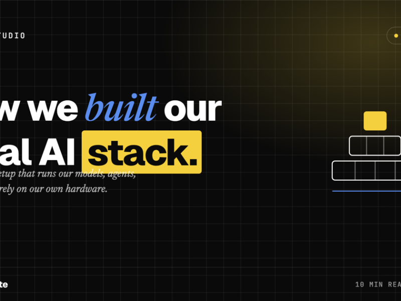 How We Built Our Local AI Stack