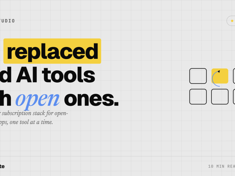We Replaced Our Paid AI Tools With Open-Source Local Ones