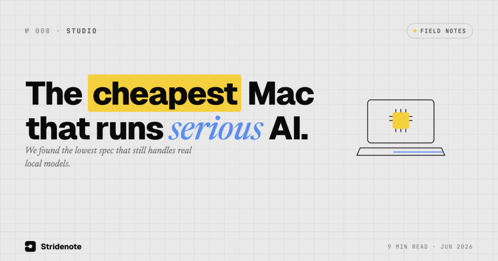 The Cheapest Mac That Runs Serious Local AI
