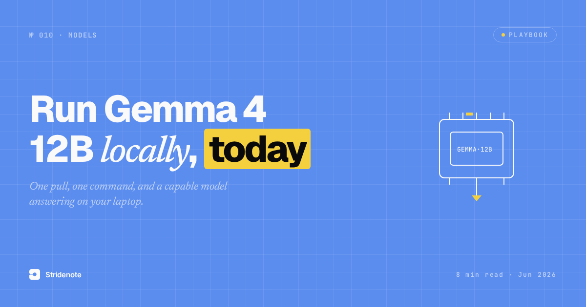 How to run Gemma 4 12B locally on a Mac with Ollama