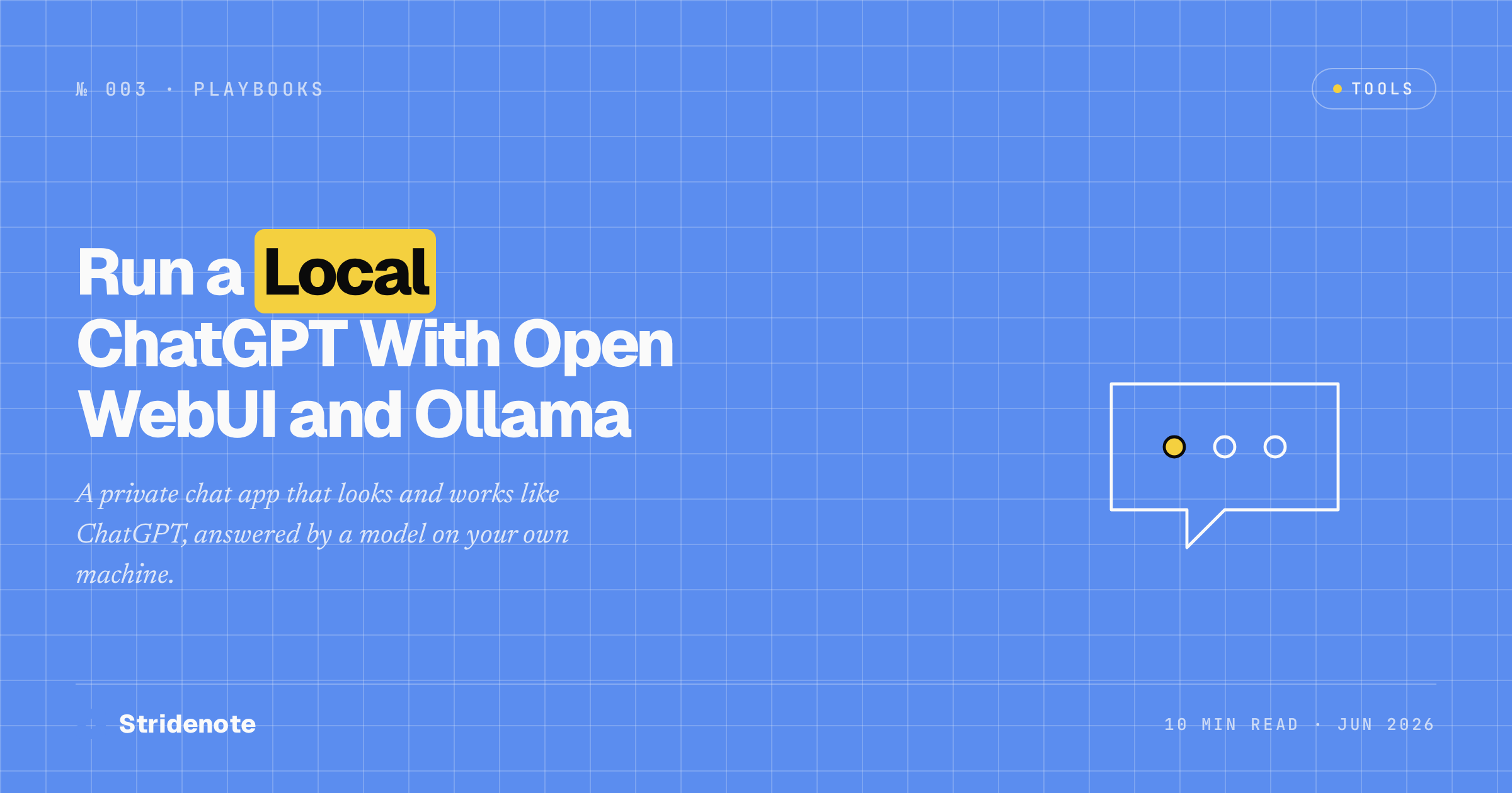Run a Local ChatGPT With Open WebUI and Ollama