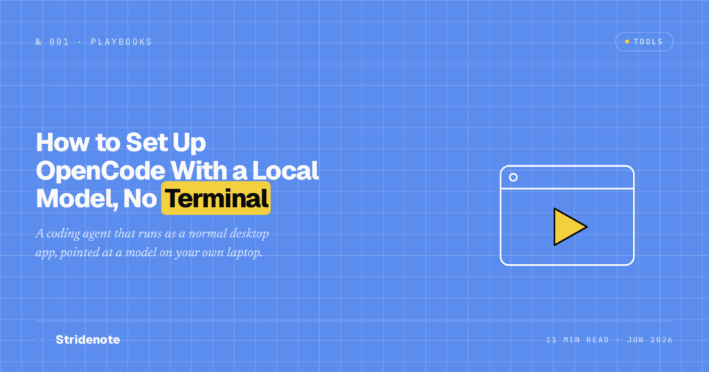 How to Set Up OpenCode With a Local Model, No Terminal