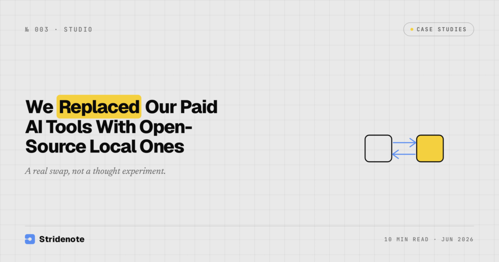 We Replaced Our Paid AI Tools With Open-Source Local Ones