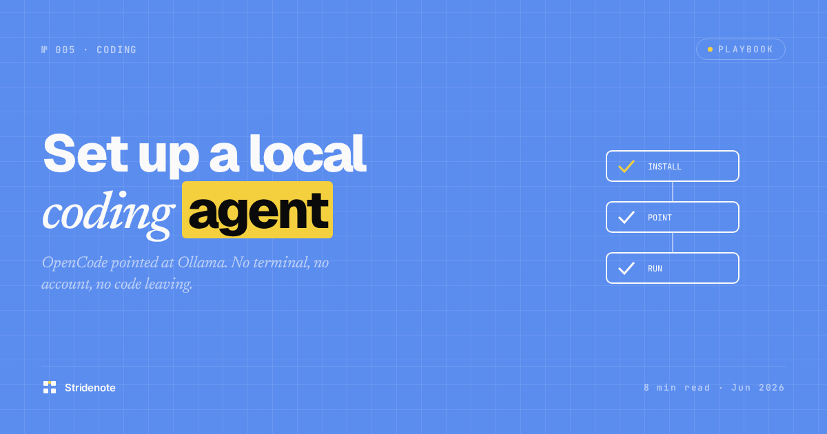 How to Set Up a Local AI Coding Agent on a Mac