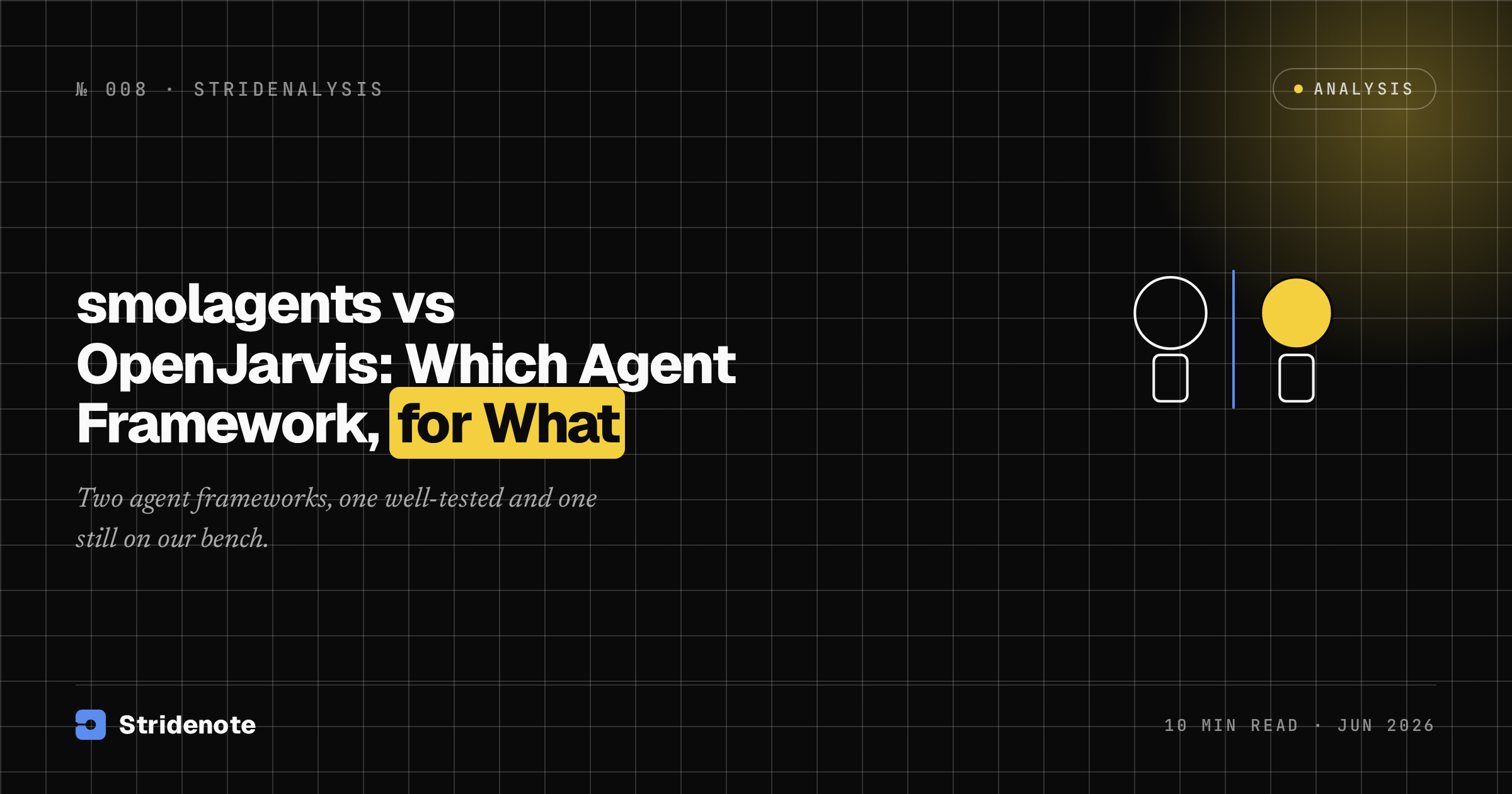 Do you need an agent framework? smolagents, and when to skip it