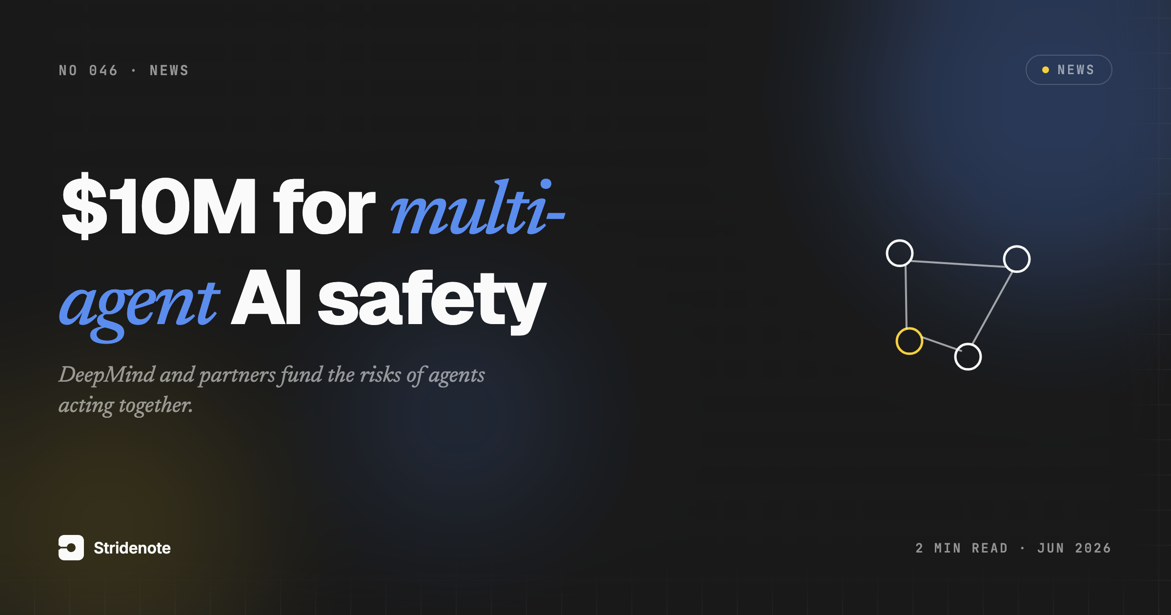 Google DeepMind and partners open a $10M funding call for multi-agent AI safety