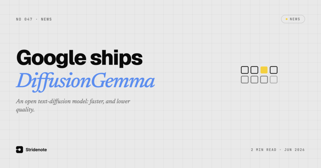 Google releases DiffusionGemma, an open model that generates text up to 4x faster
