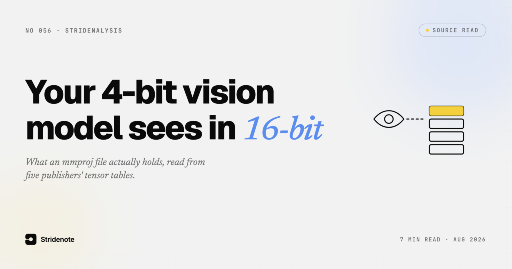 Your 4-bit vision model sees in 16-bit, and the best anyone offers is 8