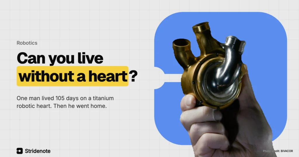 Can you live without a heart? A robotic heart says yes, and AI is next in line