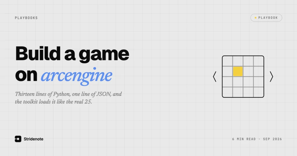 Build your own ARC-AGI-3 game with arcengine in 13 lines