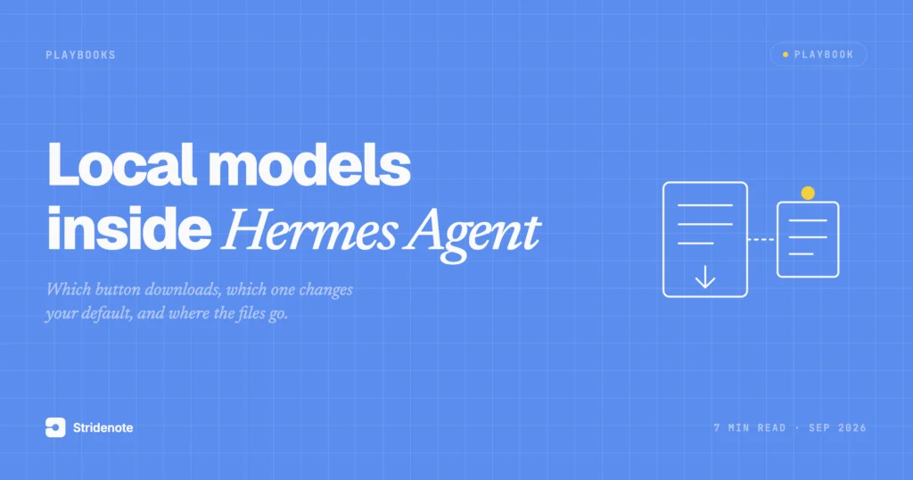 Hermes Agent local models on a Mac: setup, file locations and the button that changes your default