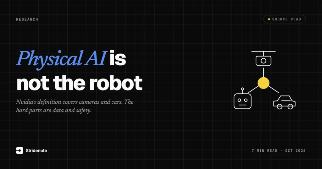 Physical AI explained: why it is not another word for robots