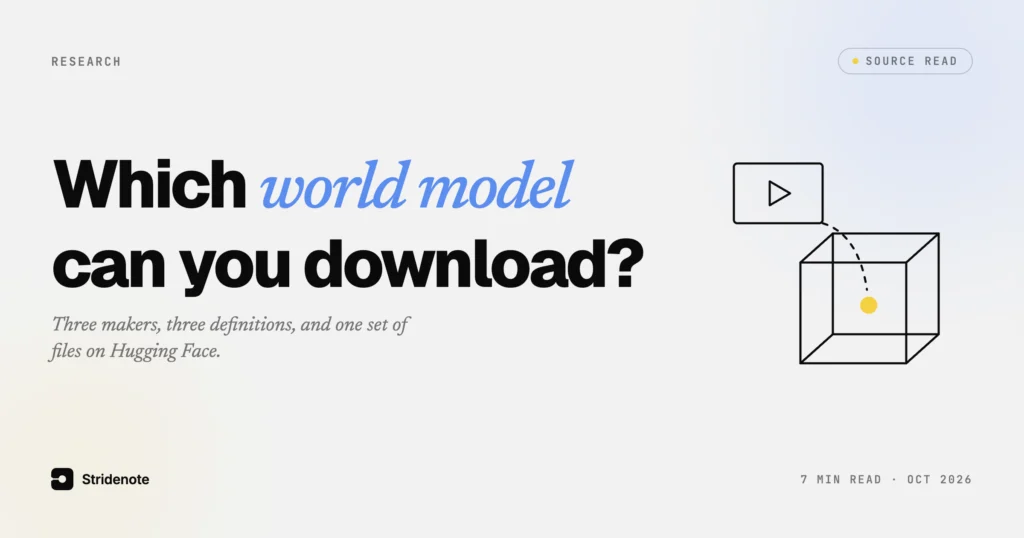 World models explained: what Genie, Marble and Cosmos are, and which one you can download